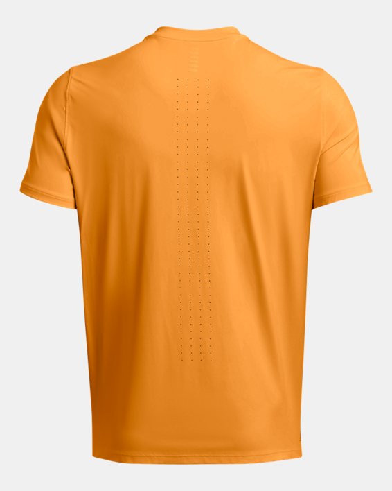 เสื้อแขนสั้น UA Launch Elite สำหรับผู้ชาย in Orange image number 4